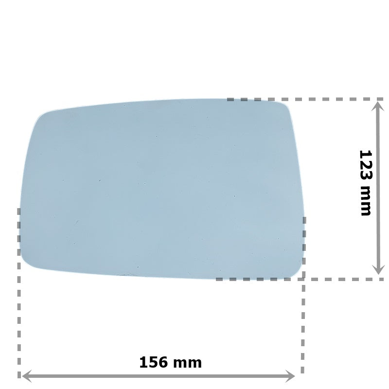 Cristal Espejo Retrovisor Lado Del Pasajero Para Dodge RAM 1500 desede 2015> BIBA-RICAMBI