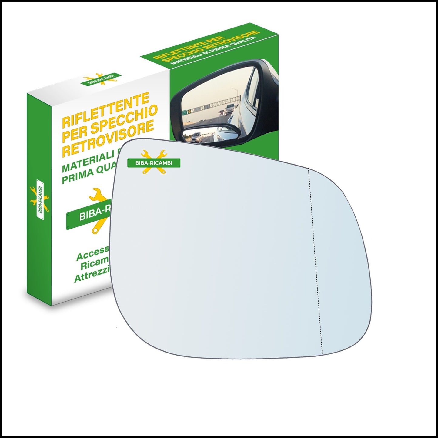 Aspherical Rearview Mirror Glass Right Passenger Side For Kia Picanto II (TA) from 2011&gt;