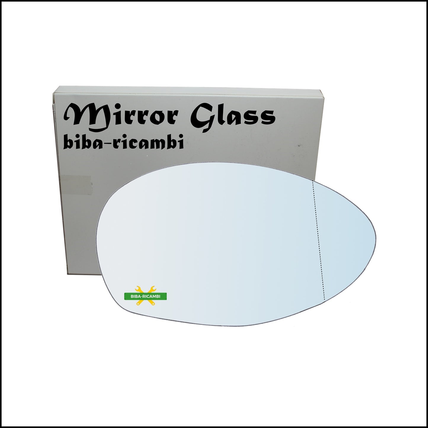 Aspherical Chrome Rearview Mirror Glass Right Passenger Side For Alfa Romeo 147 only from 2000-2008