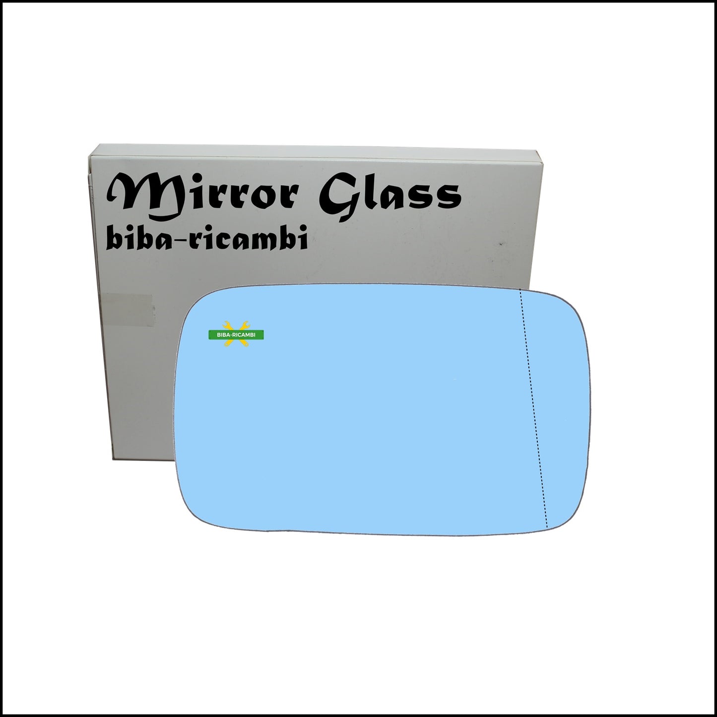 Aspherical Blue Rearview Mirror Glass Right Passenger Side For BMW 7 Series (E38) from 1994-2001