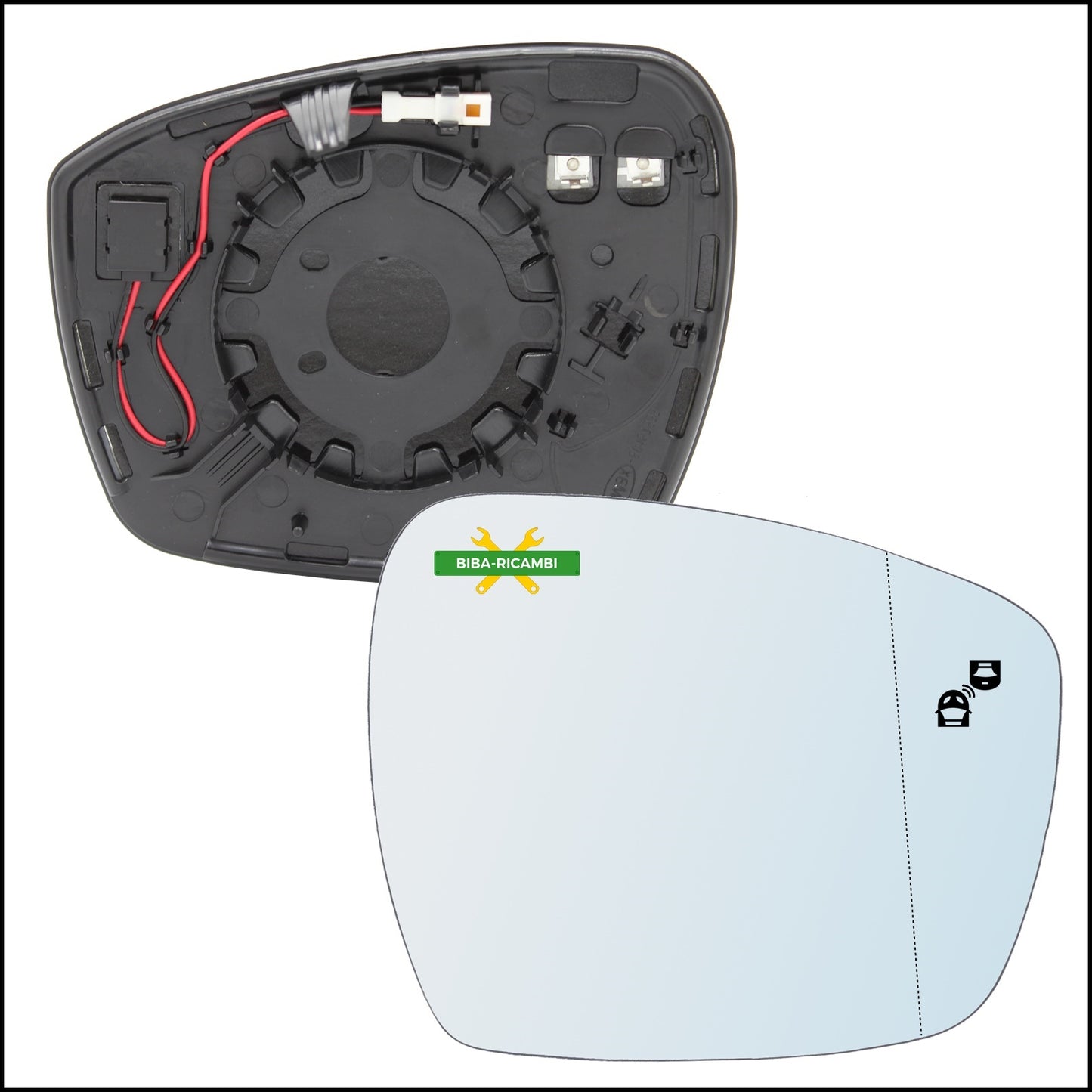 Piastra Retrovisore Termica Blind Spot Lato Dx-Passeggero Per Ford Galaxy III (CK) dal 2015&gt;