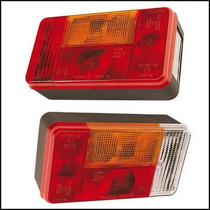 Radex Original Rear Stop Lights Truck Caravan Trailer (2 pcs)