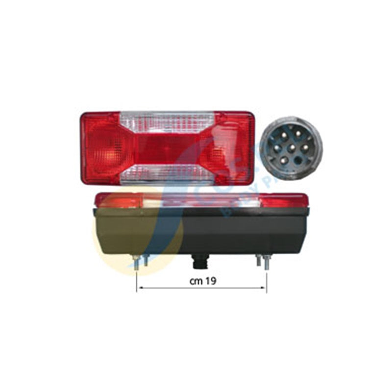 Fanale Posteriore Lato SX-Guidatore Compatibile Per Iveco Daily IV dal 2006> BIBA-RICAMBI