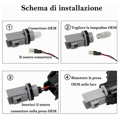 Frecce Laterali Tuning Progressive Compatibile Per art.AL-003