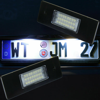 Lampadine Placchette Luci Targa Led Specifiche Adattabile BMW Serie 1 (E81,E87) dal 2003-2013