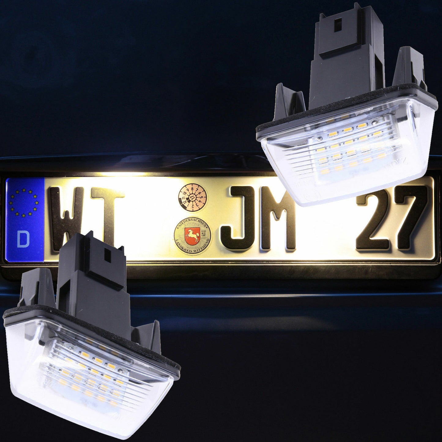 Lampadine Placchette Luci Targa Led Specifiche Per Peugeot 206 dal 1998&gt;