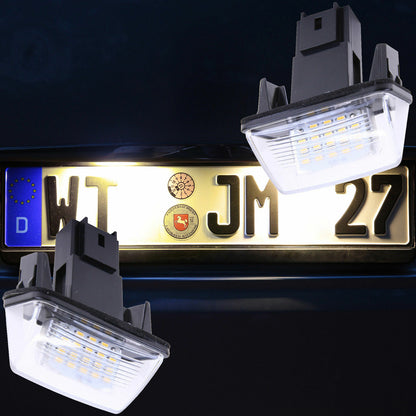 License Plate Light Bulbs Led Specific For Peugeot 206 from 1998&gt;