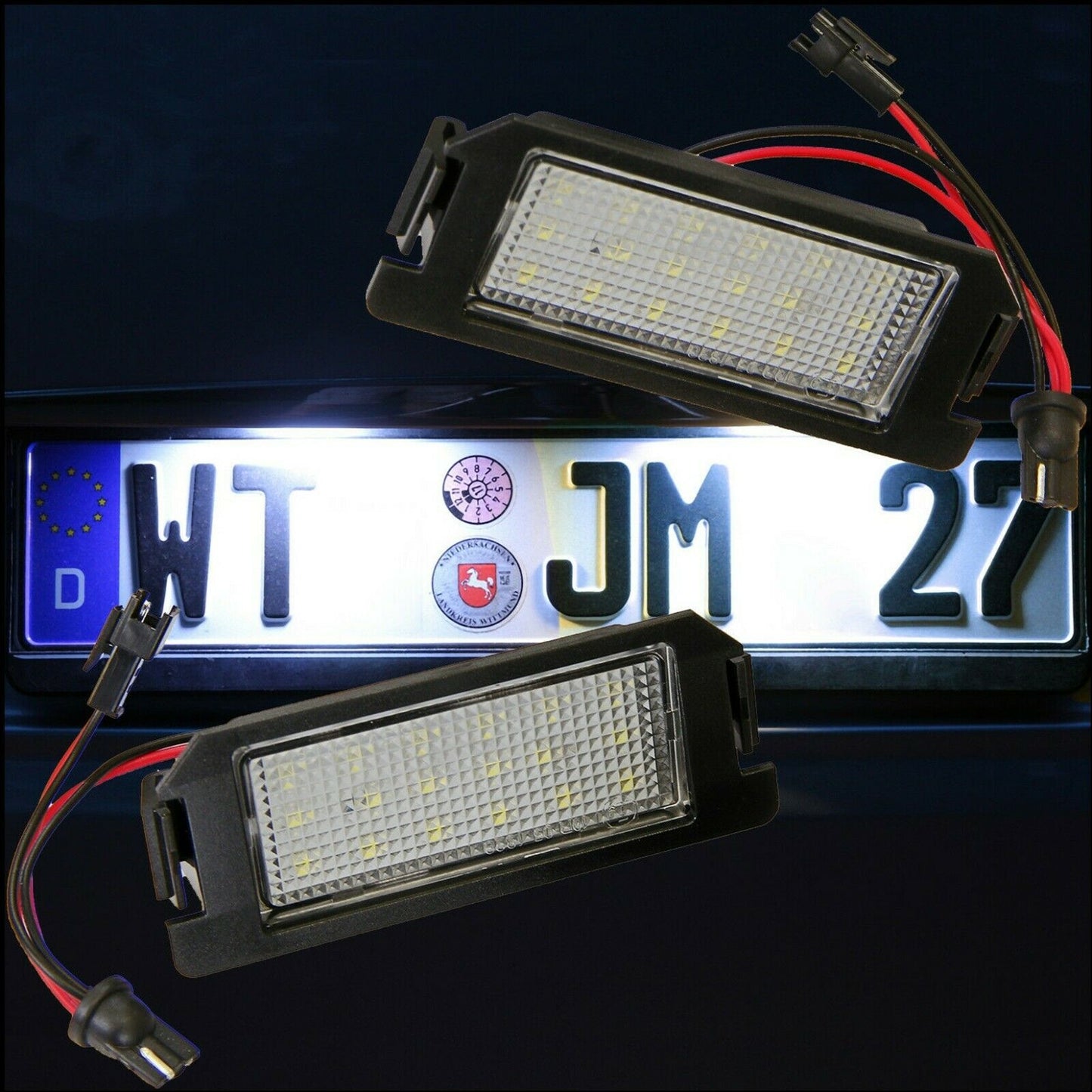 License Plate Light Bulbs LED Specific For Hyundai i10 II from 2013&gt;