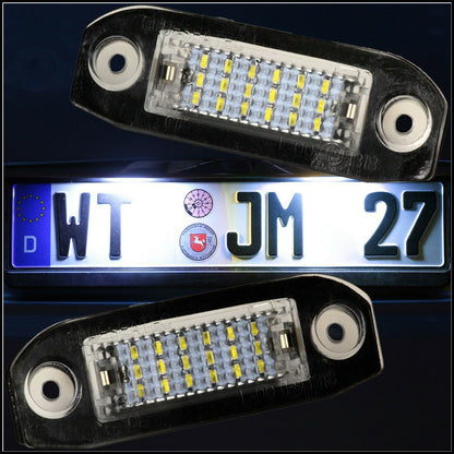 License Plate Light Bulbs Led Specific For Volvo C70 II Cabrio from 2006-2013