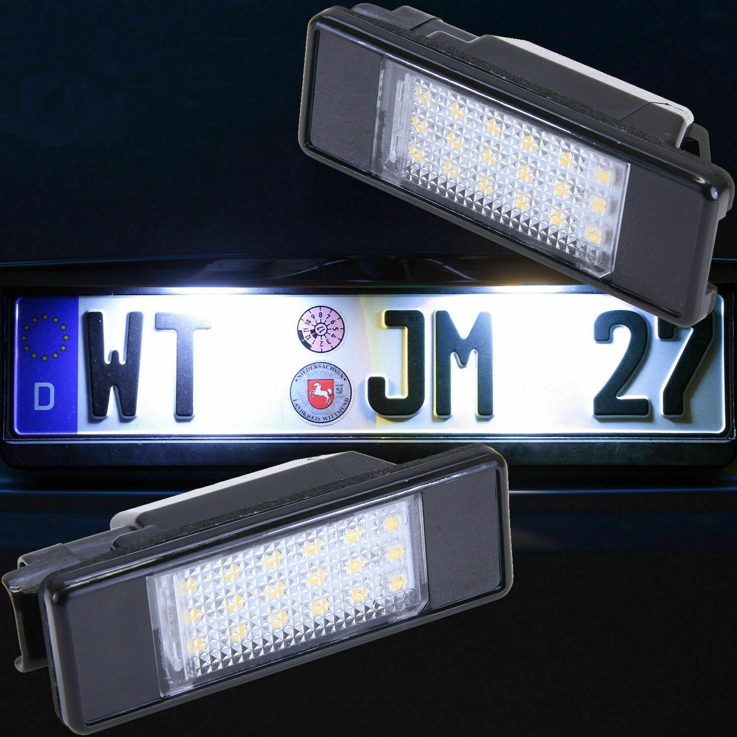 Bulbs Plates License Plate Lights Led Specific Peugeot 1007 from 2005&gt;