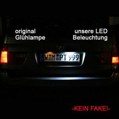 License Plate Light Bulbs LED Specifications Suitable for Mercedes-Benz C-Class (S203) from 2001-2007