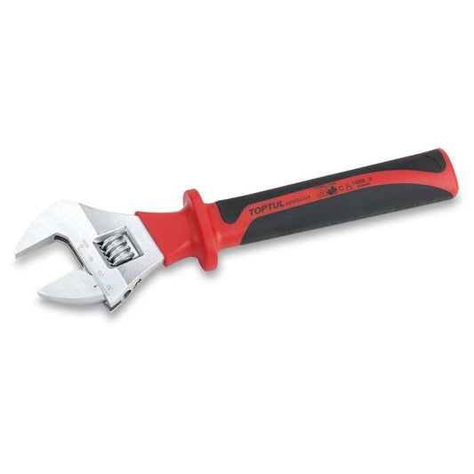 VDE Insulated Adjustable Wrench 250 mm | Max Jaw Opening 33 mm | Brand Toptul