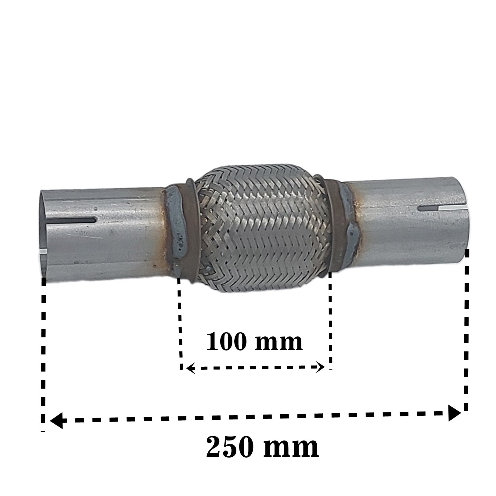 Flessibile Impianto Gas Scarico X Modifiche Con Asole Diametro Interno 48 mm BIBA-RICAMBI