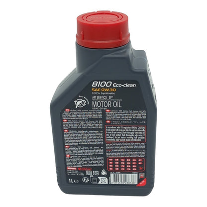 Motul 0W30 8100 Eco-Clean | Acea C2 | 100% Sintetico