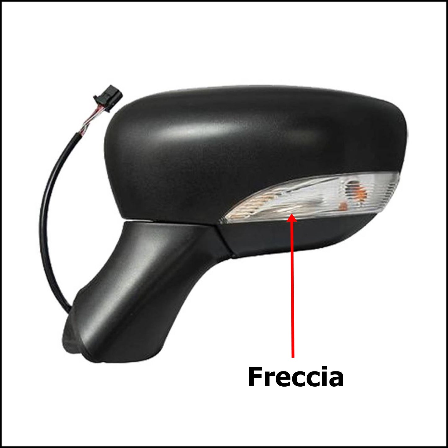 Fanalino Freccia Indicatore di Direzione Retrovisore Lato Dx-Passeggero per Renault Clio IV dal 2012&gt;