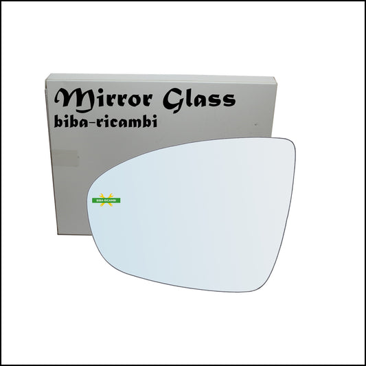 Left Driver Side Wing Mirror Glass For Opel Meriva B (S10) from 2010-2017