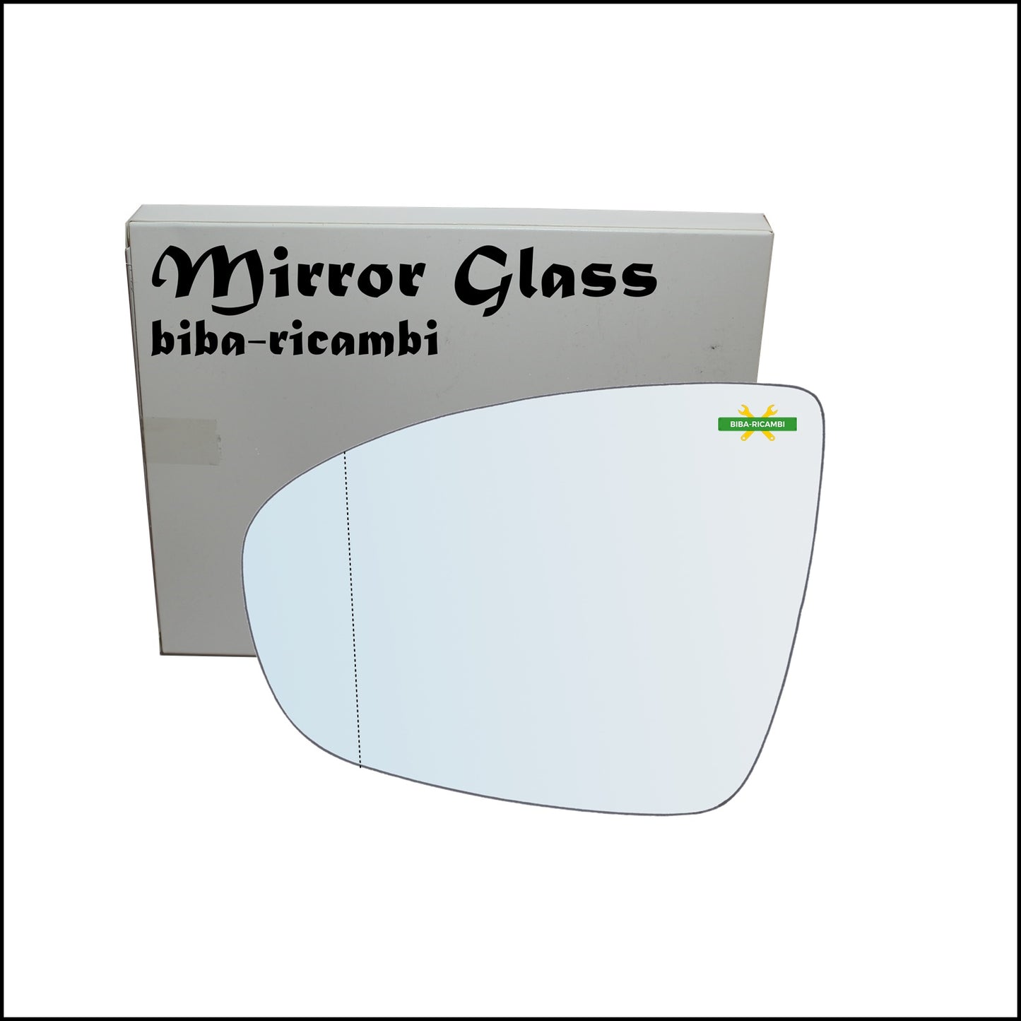 Aspherical Rearview Mirror Glass Left Driver Side For Opel Meriva B (S10) from 2010-2017