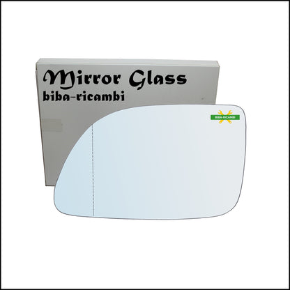 Aspherical Chrome Rear View Mirror Glass Left Driver Side For Renault 19 (B/C) from 1988-2001