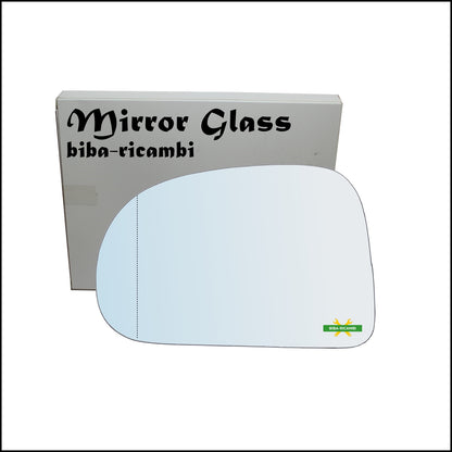 Aspherical Chrome Rearview Mirror Glass Left Driver Side For Hyundai Atos | Atos Prime (MX) from 1997&gt;