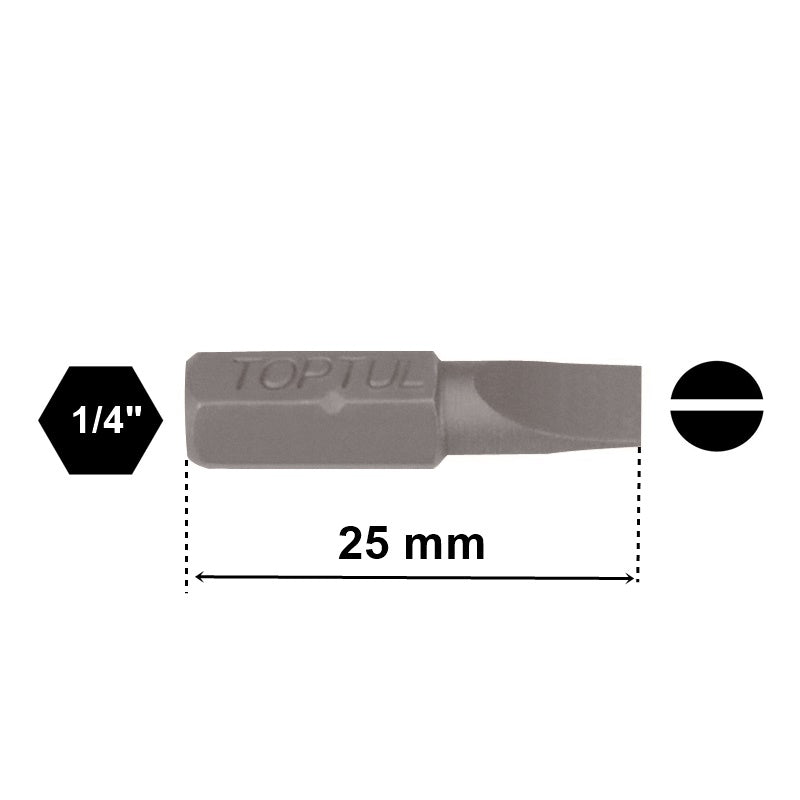 Inserto attacco esagonale a lama (3mm) Marca Toptul BIBA-RICAMBI