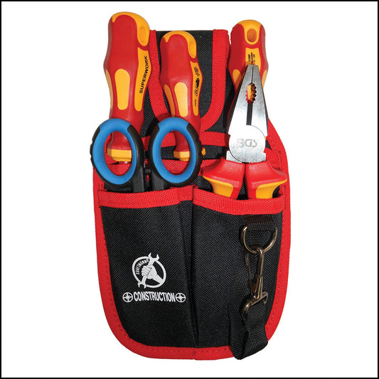 Trousse Per Elettricisti Con 4 Utensili VDE + Forbice