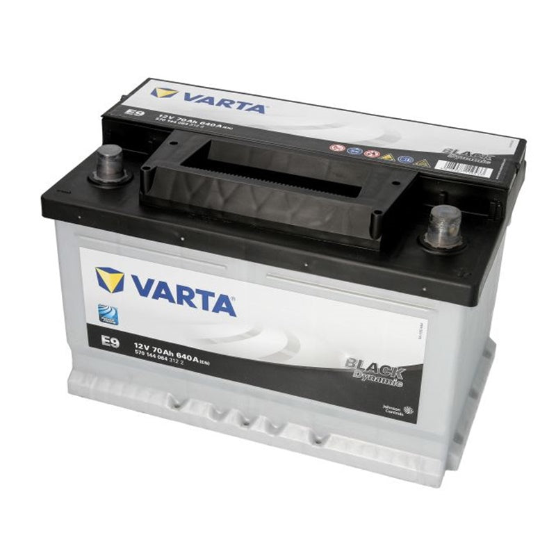 Batteria Varta 12V 70Ah Spunto 640.0 A | Polarità DX | Black Dynamic BIBA-RICAMBI