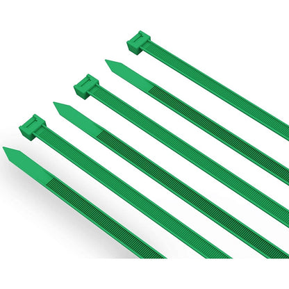 Professional Use Plastic Cable Ties 2.5 x 100 | Green Color