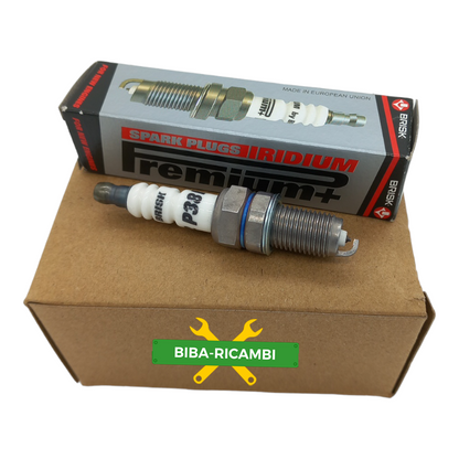 Candela Brisk Iridium Premium Compatibile Per Abarth 124 Spider (348) 1.4 125 KW | Mot. 55253268 BIBA-RICAMBI