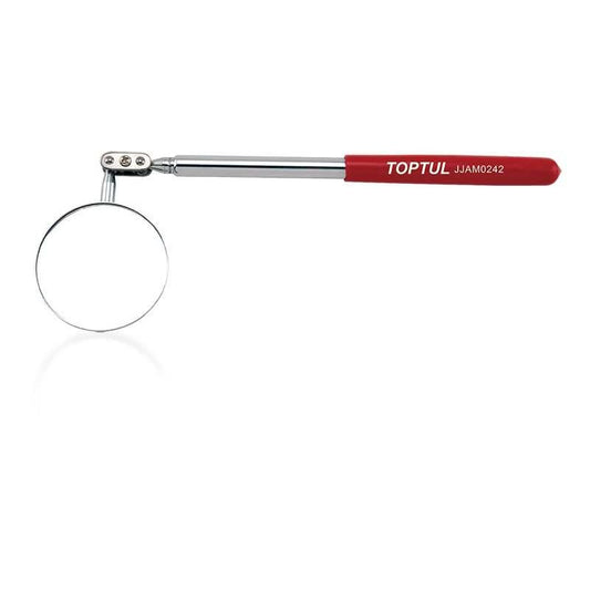 Telescopic Inspection Mirror Ø 75 mm | Length 283-420 mm | Brand Toptul